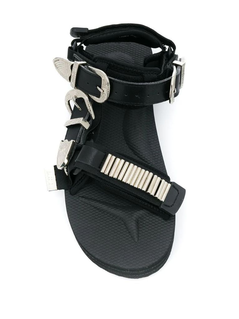 side buckle sandals