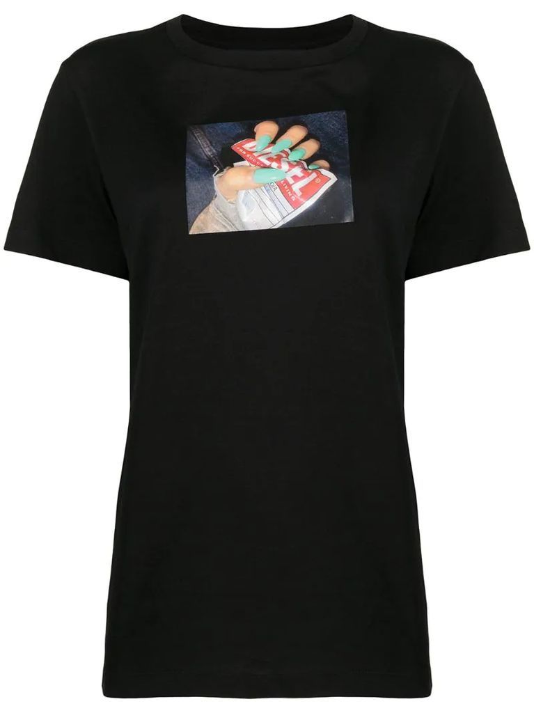 photograph-print cotton T-Shirt