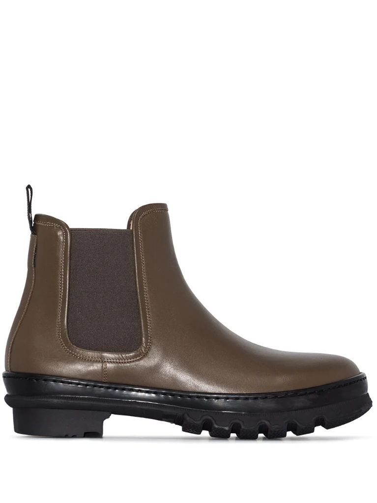 Garden leather Chelsea boots