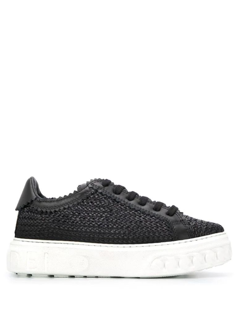 woven off-road sneakers
