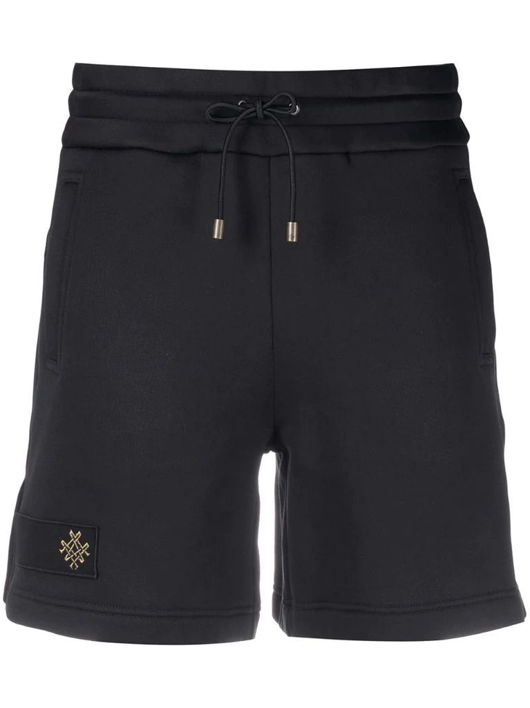 x Audrey Tritto embroidered logo shorts