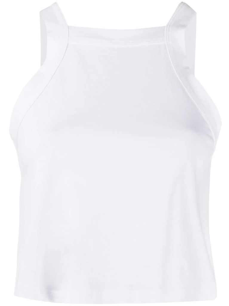 fitted sleeveless vest