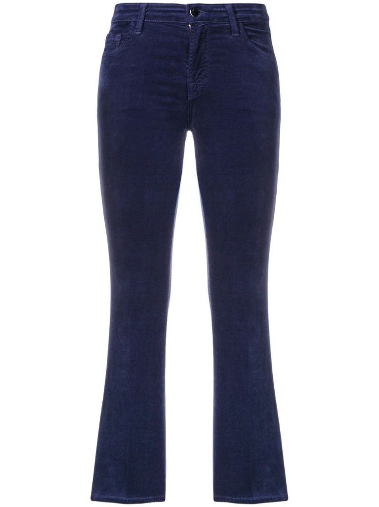 slim-fit cropped jeans