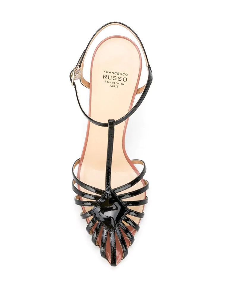 strappy stiletto heels