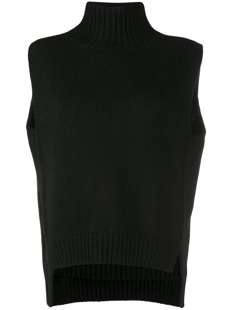 monochrome cashmere jumper