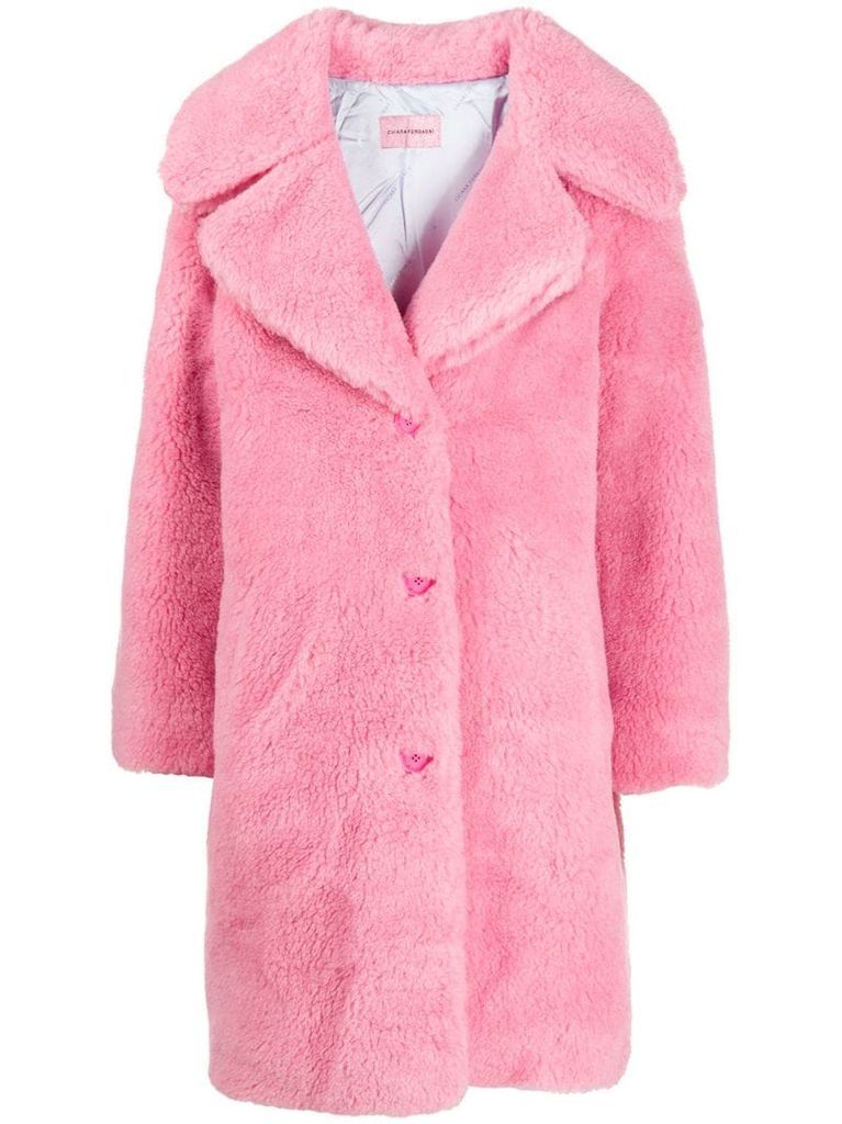 fluffy oversized coat