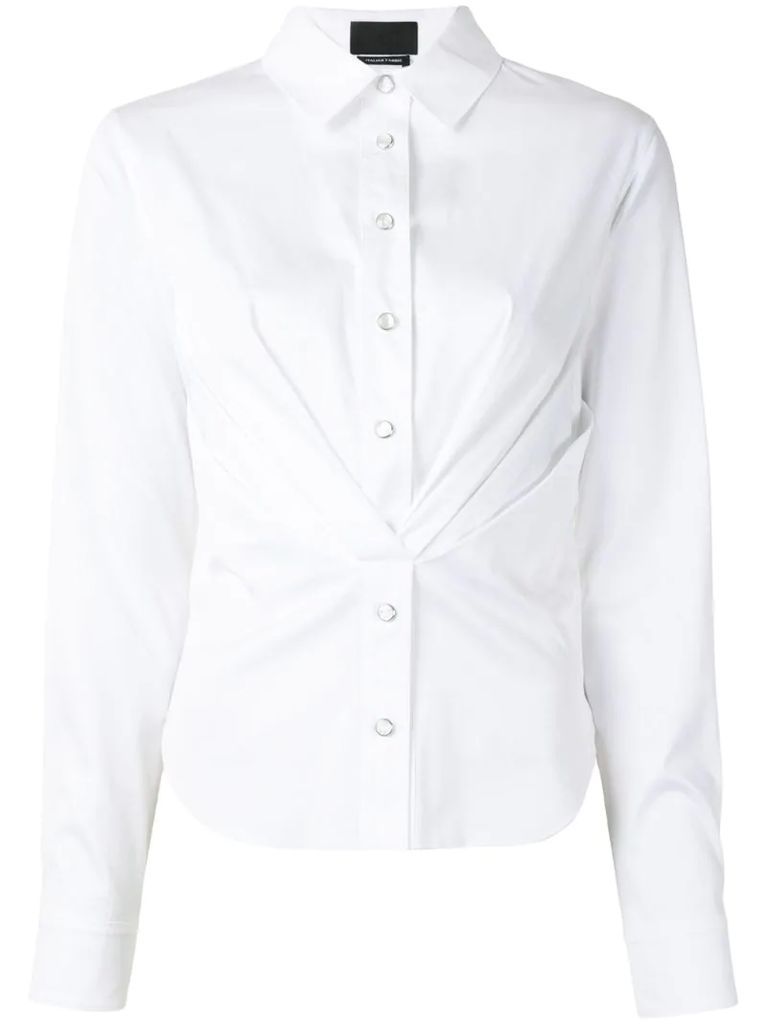 Ava pleated shirt