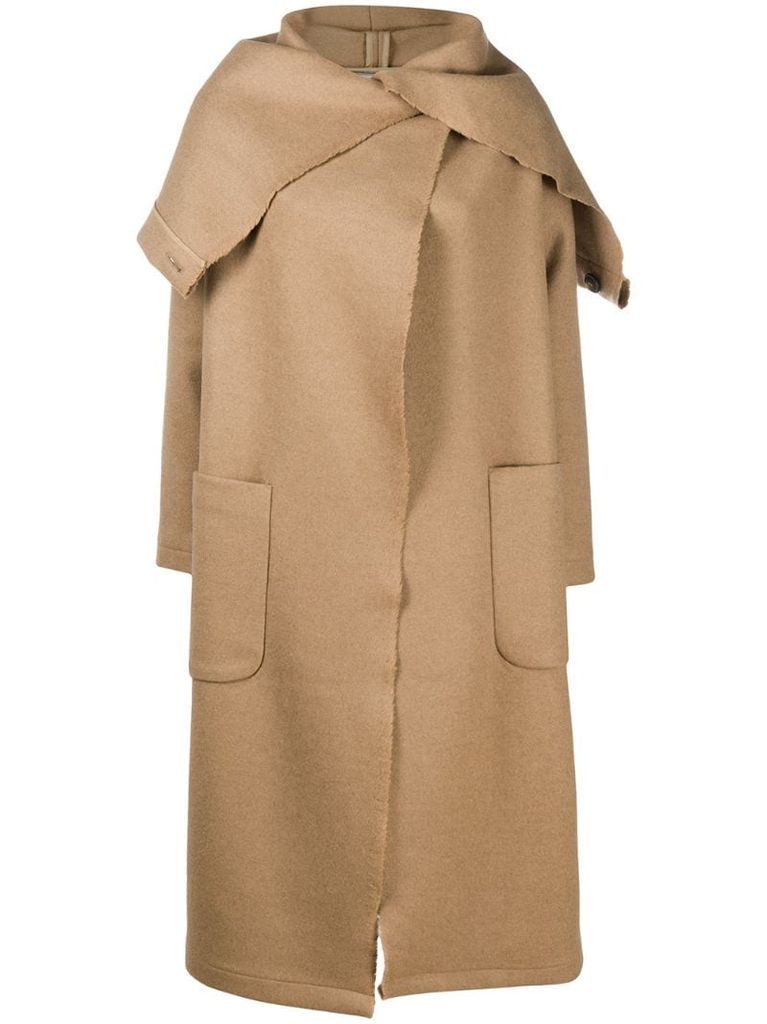 oversized hooded coat