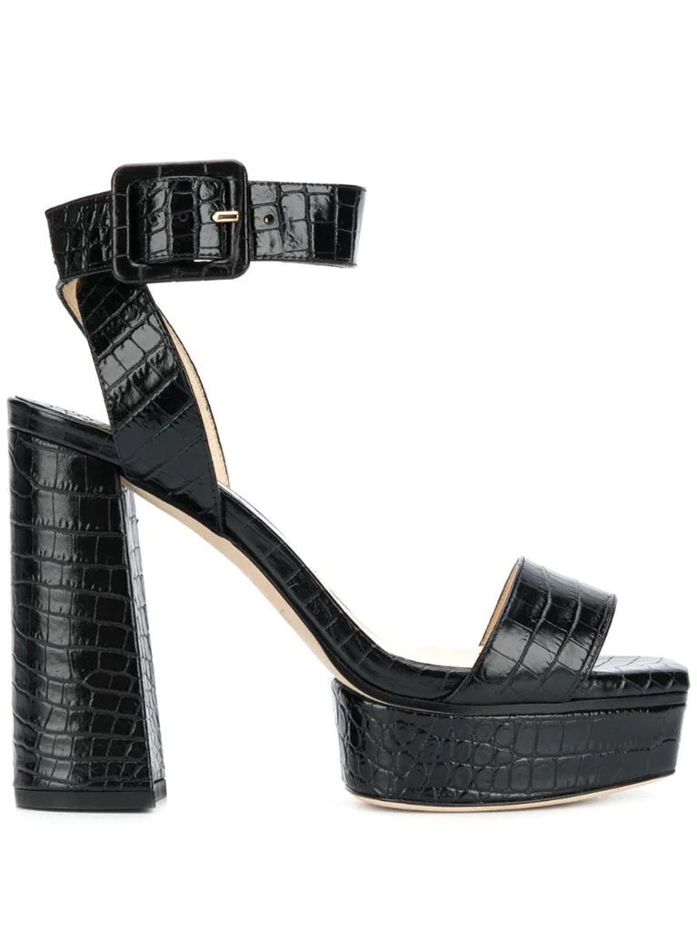 Jax 115mm platform sandals