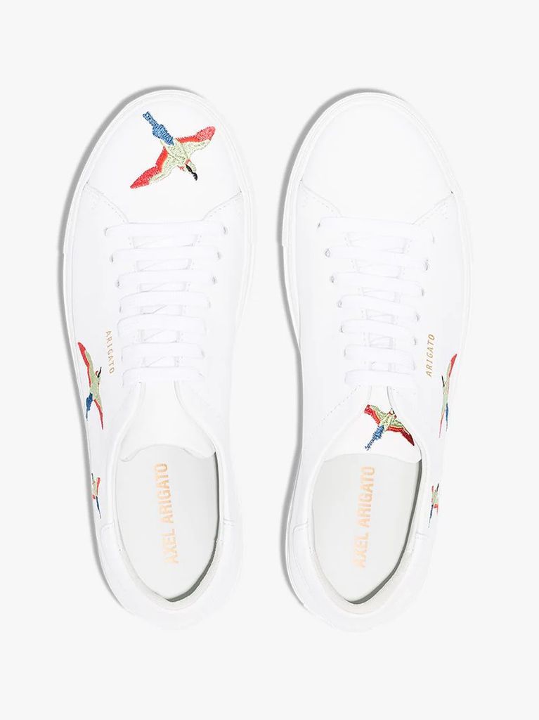 Clean 90 bird embroidered sneakers