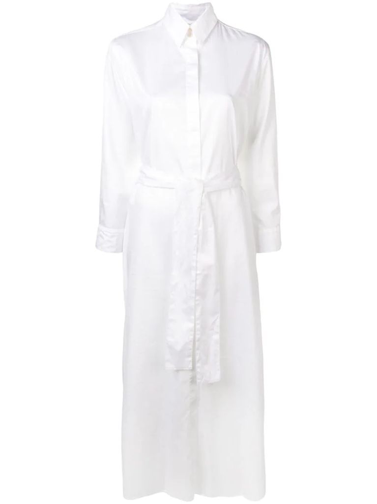 white shirt dress