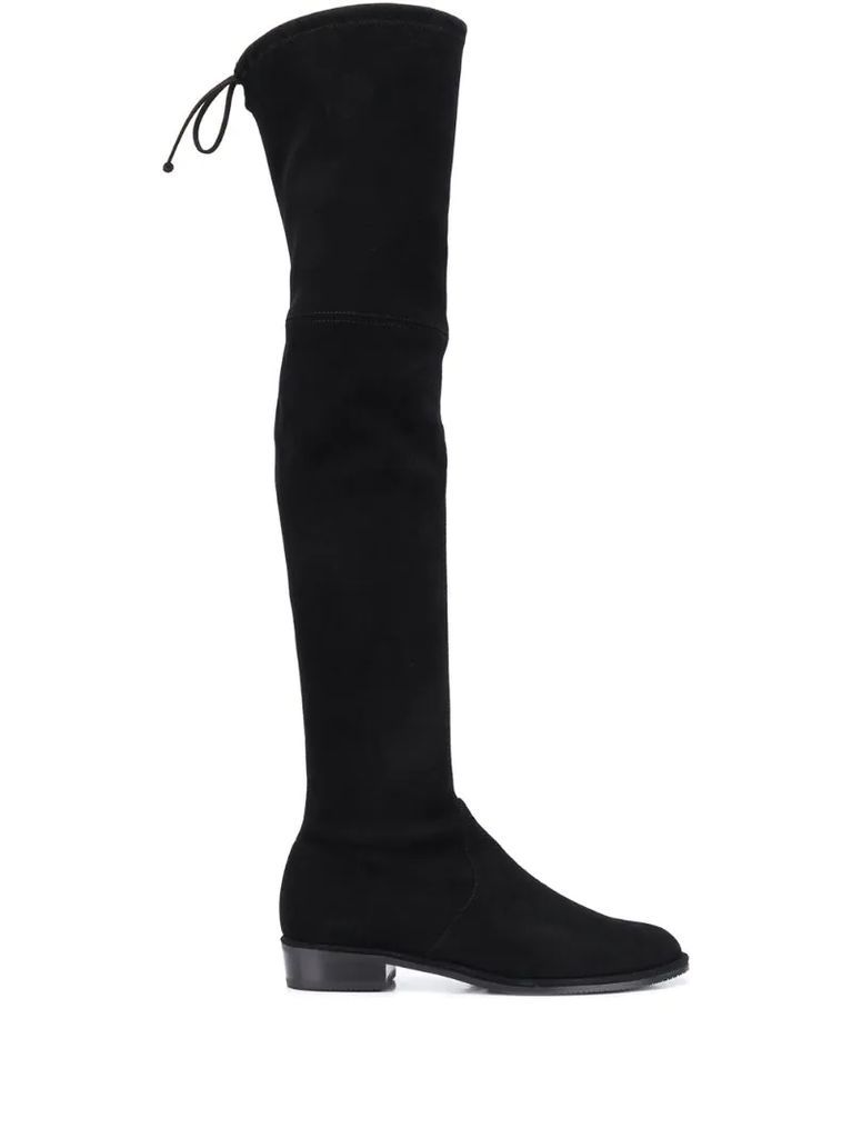 Lowland knee-high leather boots