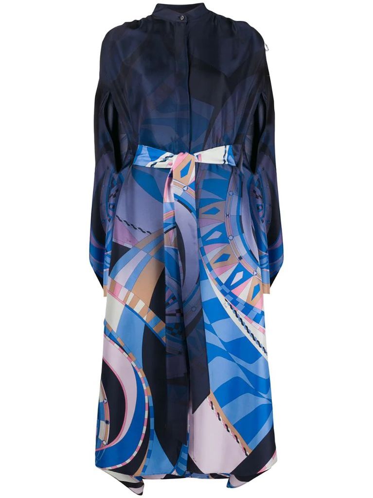 abstract-print dress