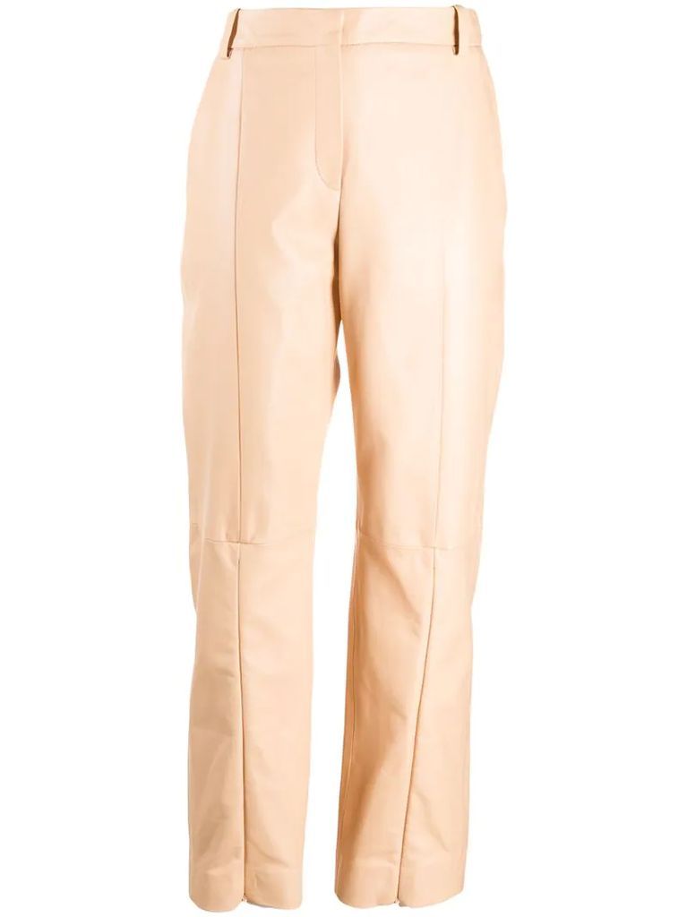 front zip detail trousers