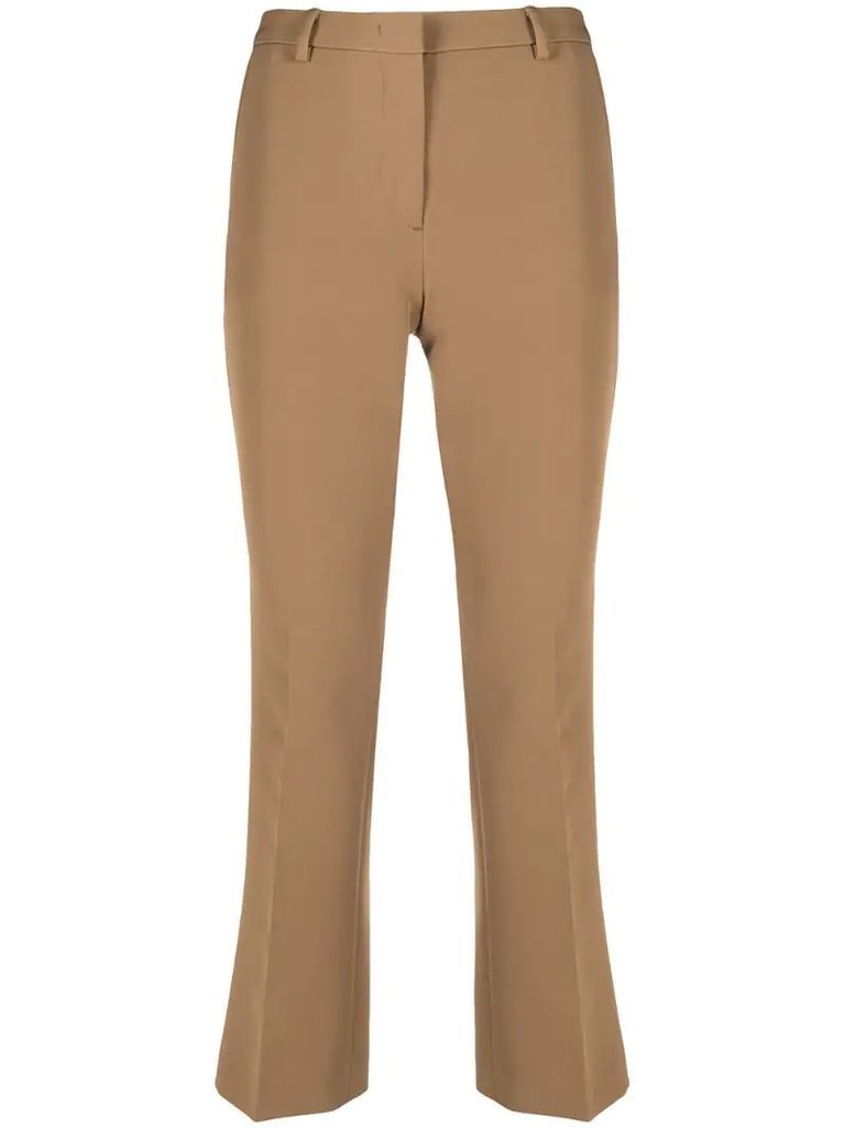 cropped tailored trousers