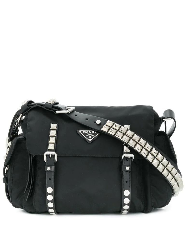 studded shoulder bag