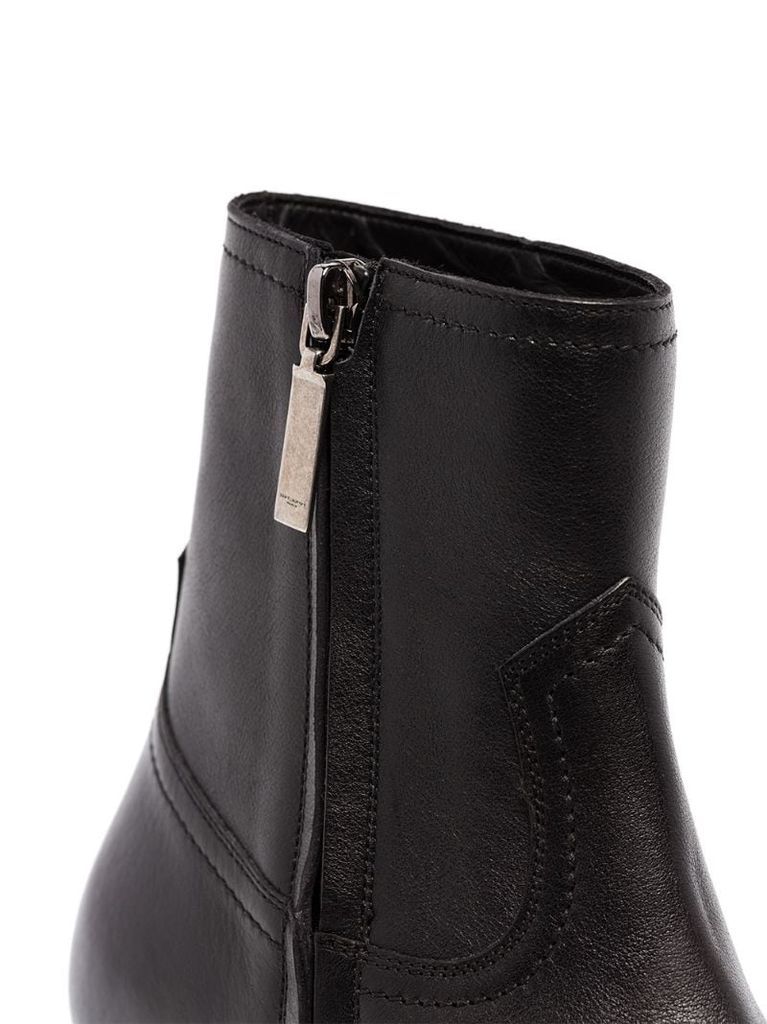 West zipped ankle boots