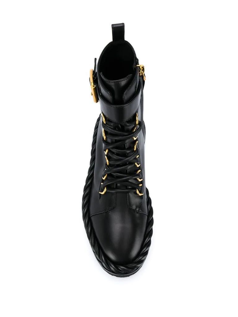 The Rope combat boots