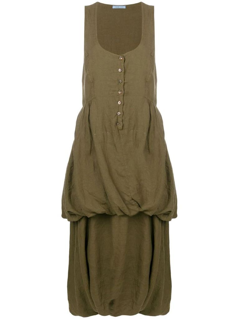 tiered sleeveless dress