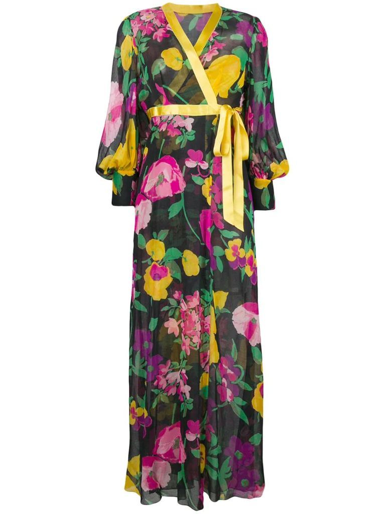 floral dress & coat