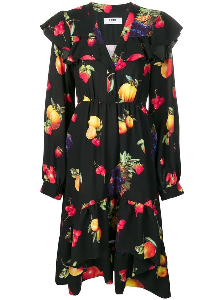 fruit print dress
