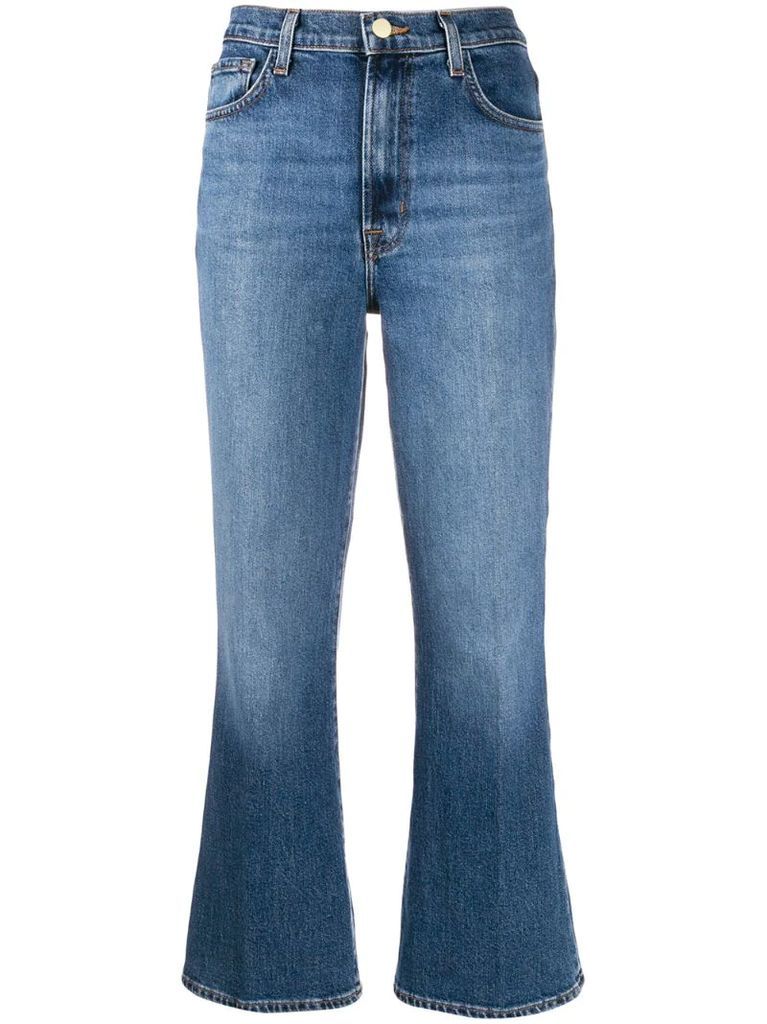 Julia high-rise kick-flare jeans