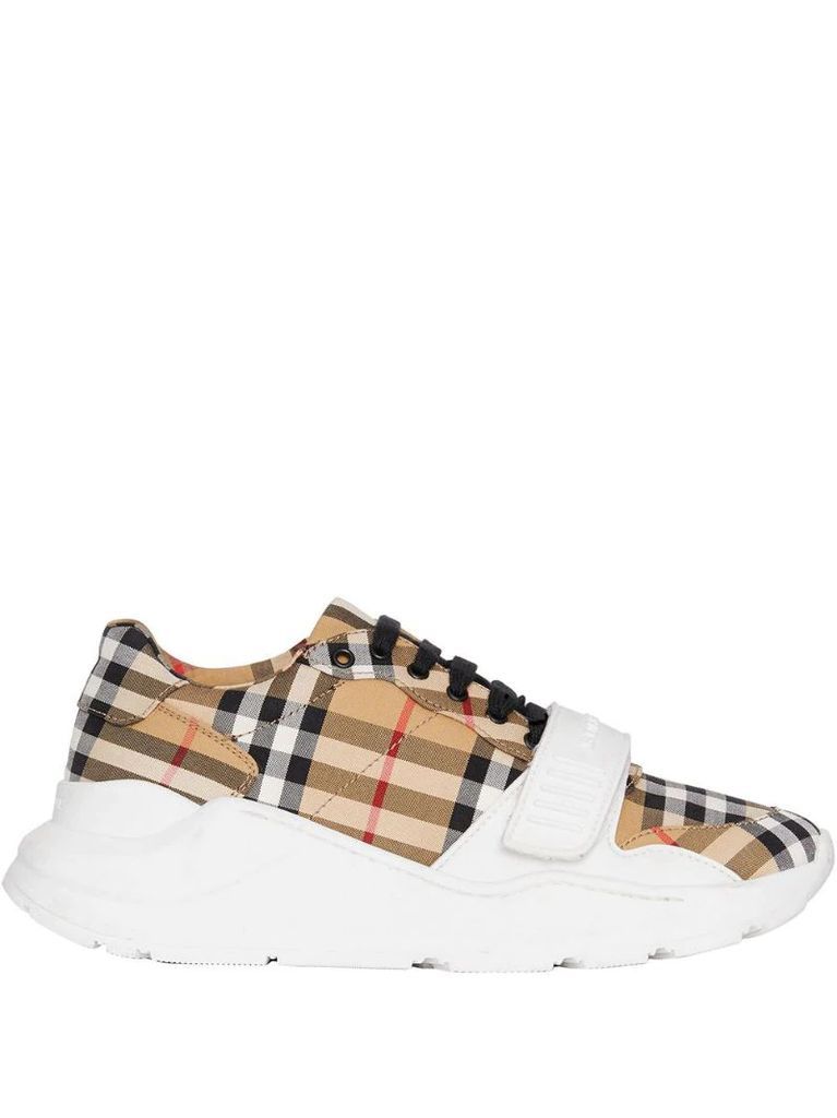 Vintage Check low-top neakers