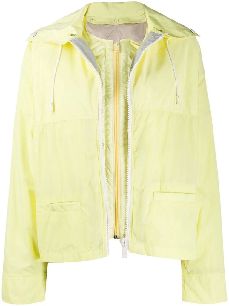 rain jacket with removable gilet