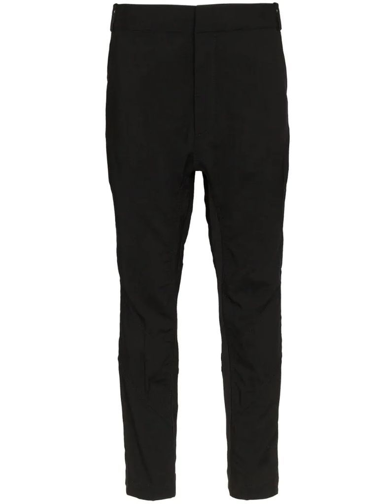 Low-Rise Slim Trousers
