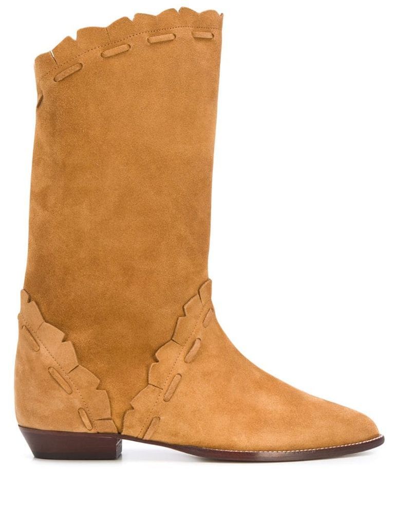 Sezari low-heel boots