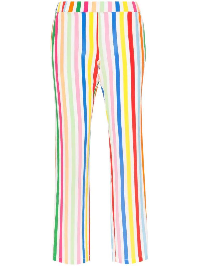 striped silk trousers