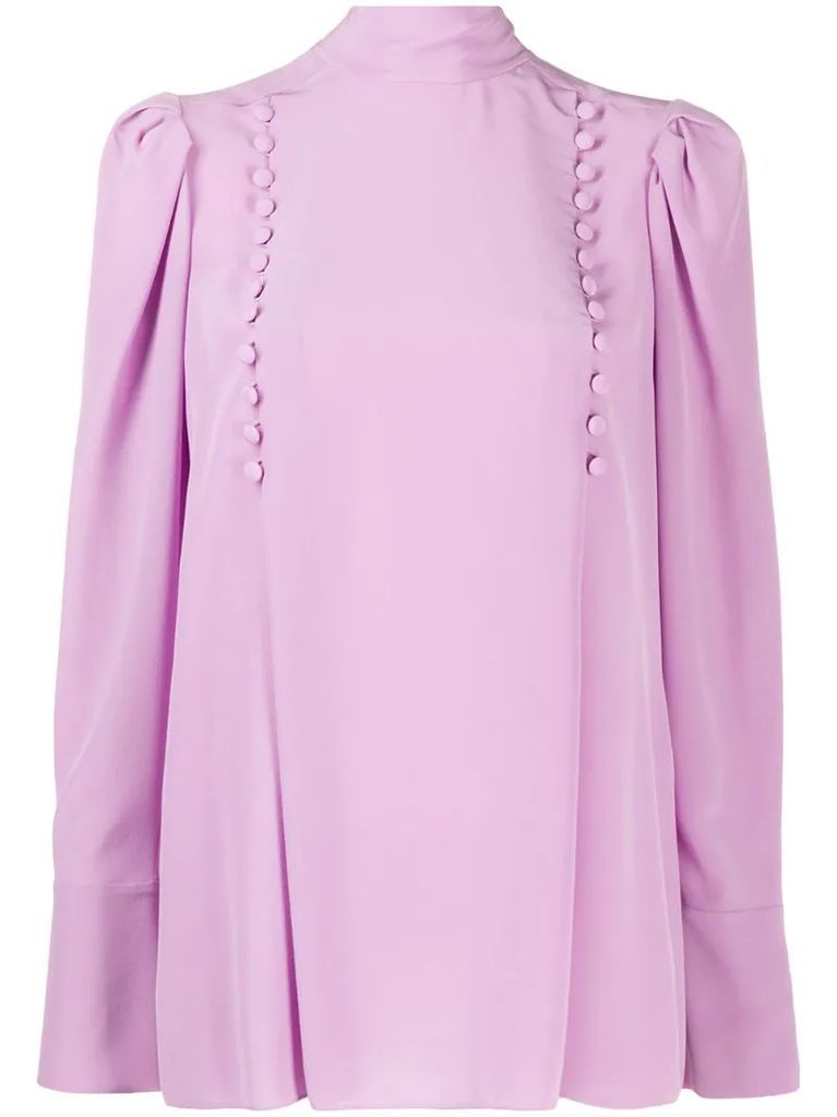 buttoned detail blouse