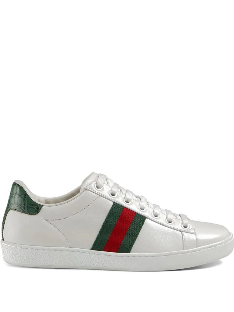 white Ace leather sneakers