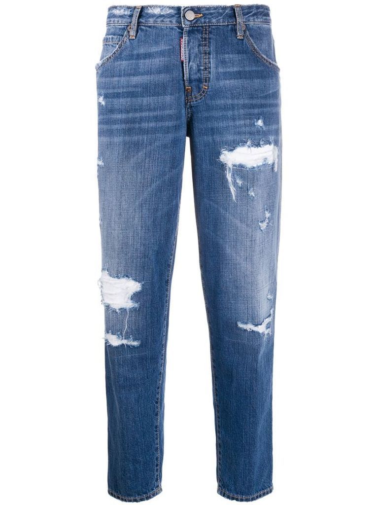 Hockney cropped jeans