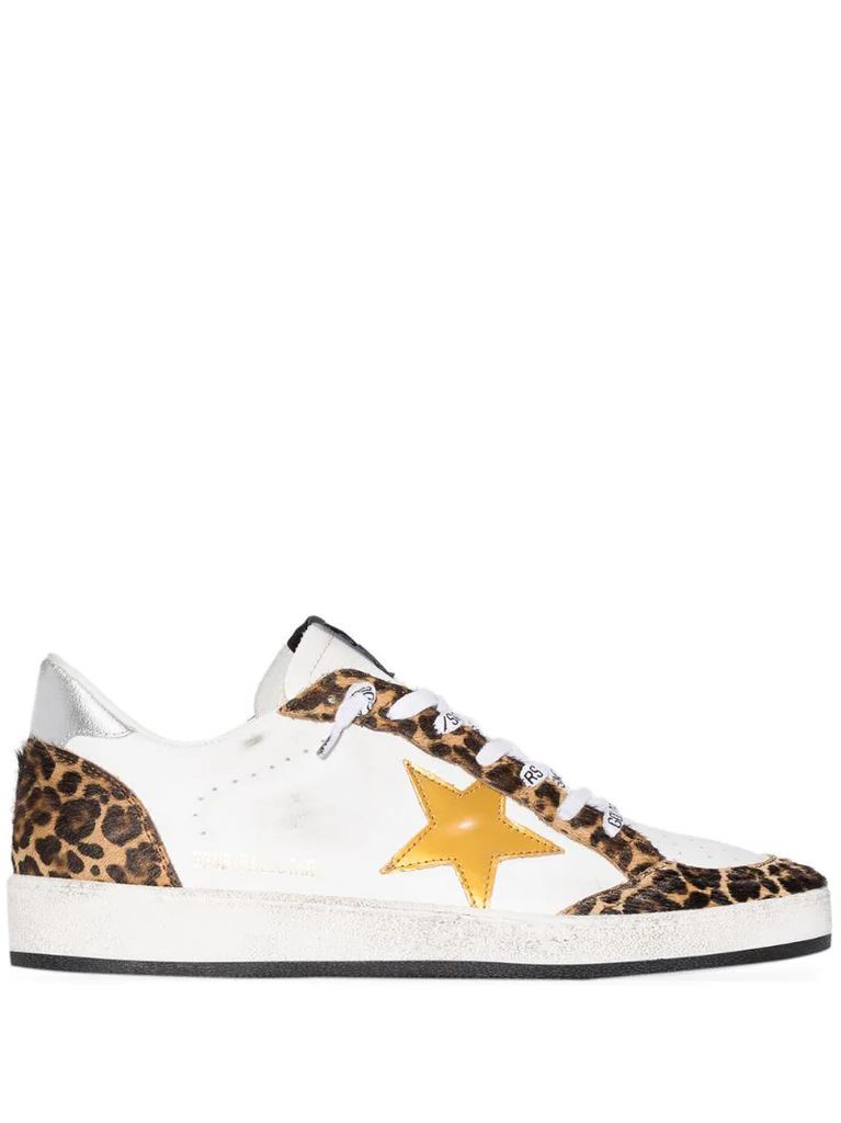 Ball Star leopard-print sneakers