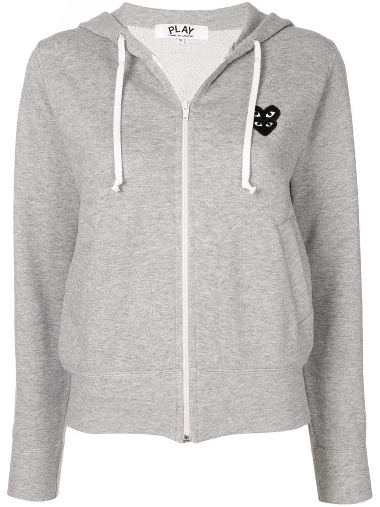 logo patch hoodie