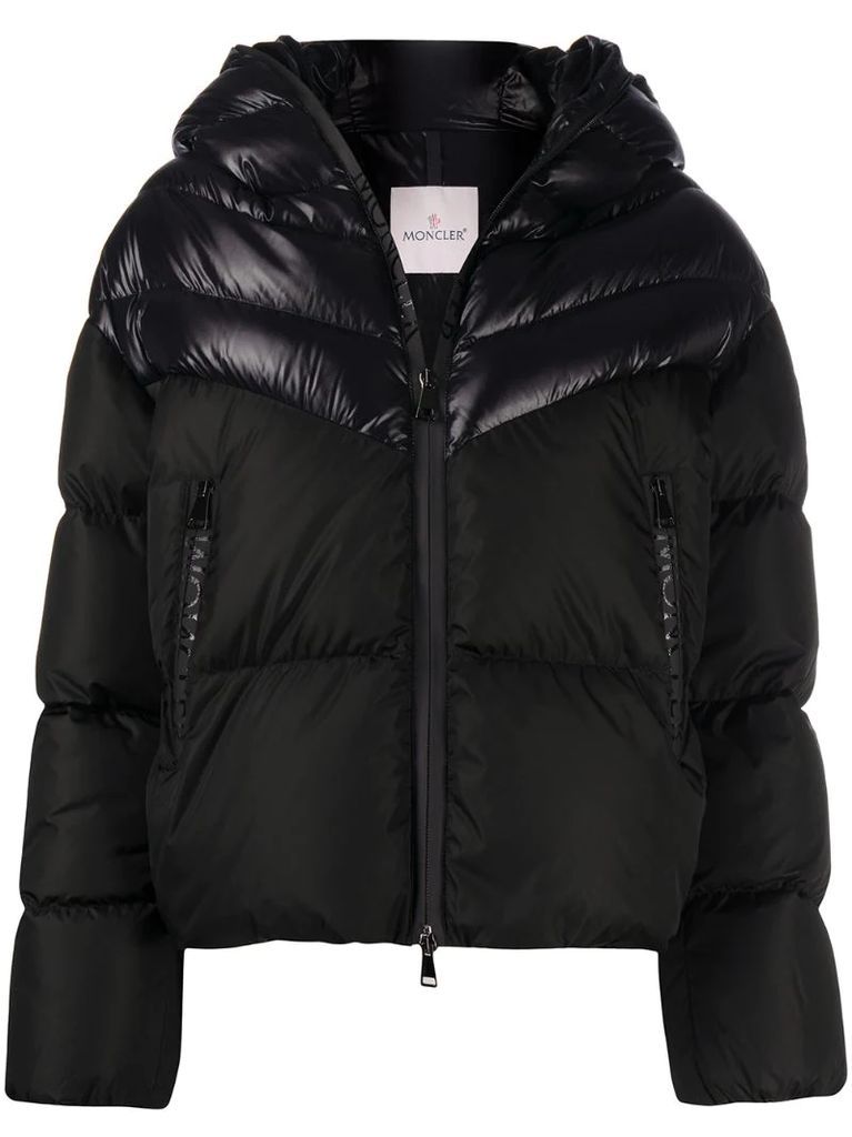 Guenioc two-tone padded jacket