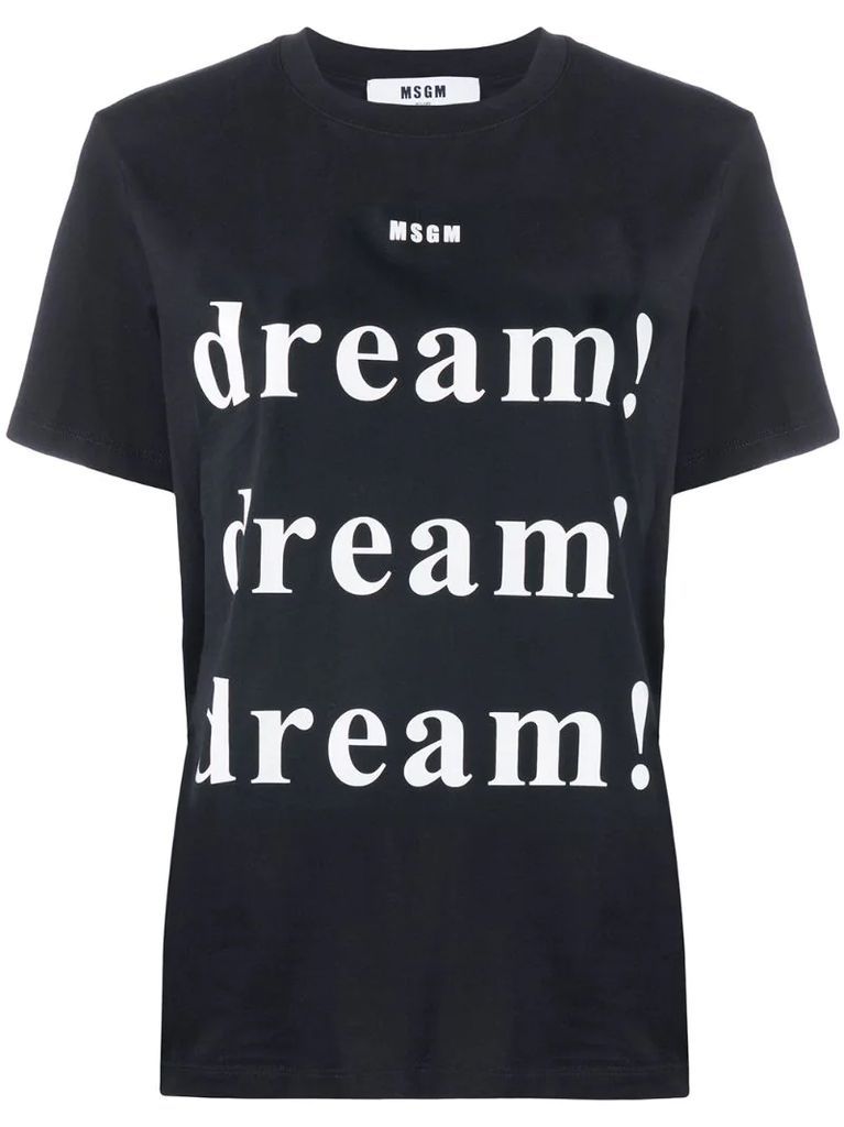 dream print T-shirt