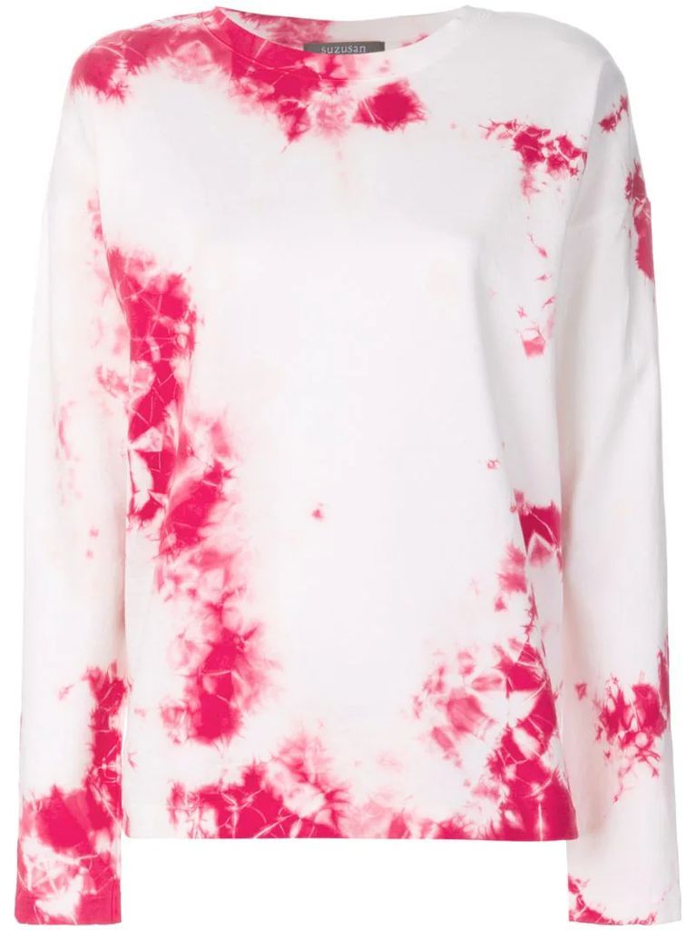 tie dye sweatshirt