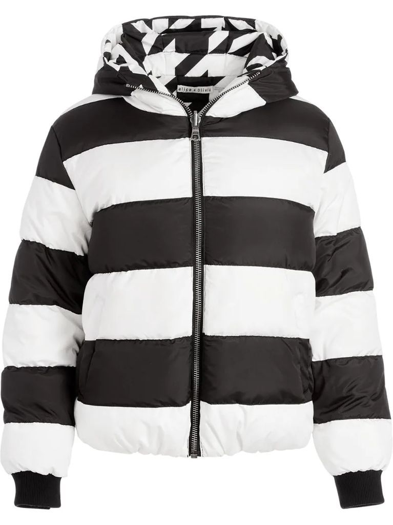 Durham reversible patterned puffer jacket
