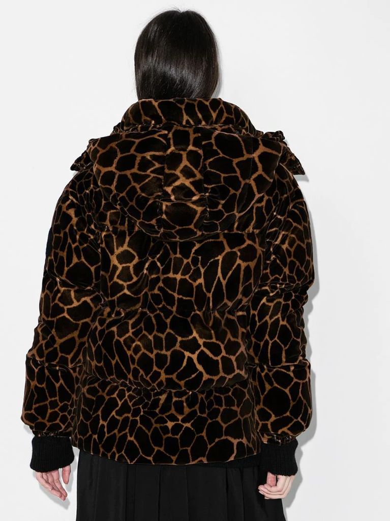 Kundogi leopard-print puffer jacket