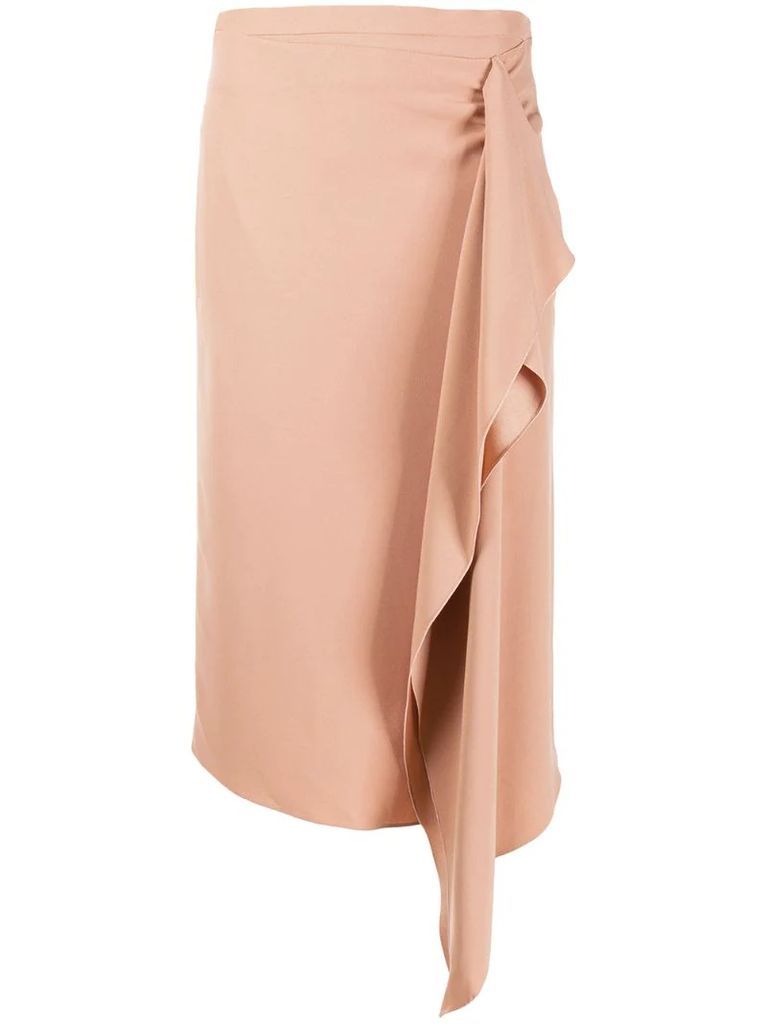 draped skirt