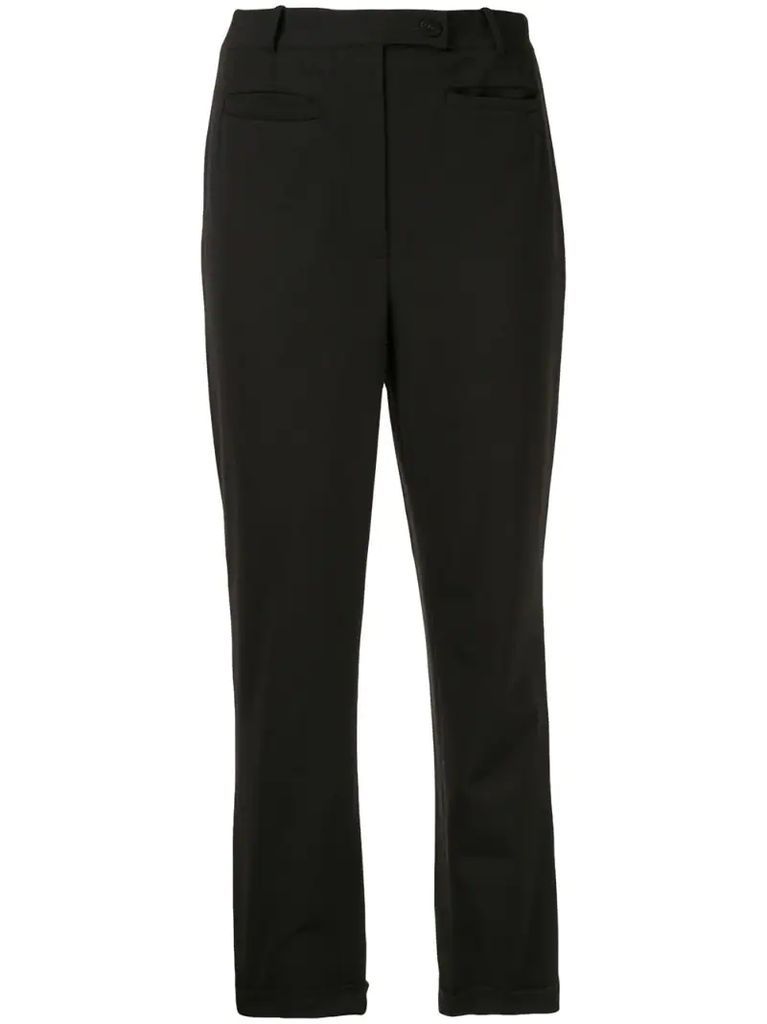 1998 slim-fit cropped trousers