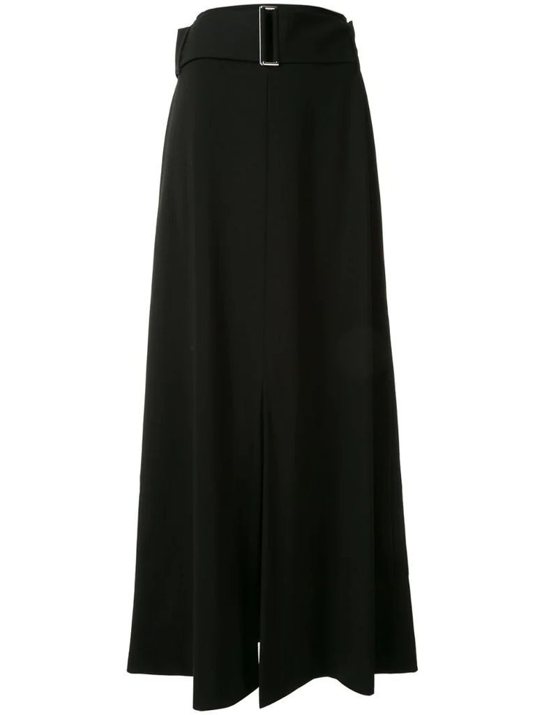 Counteract belted maxi skirt