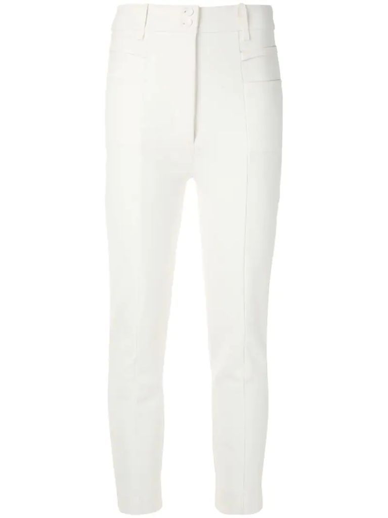 skinny cropped trousers