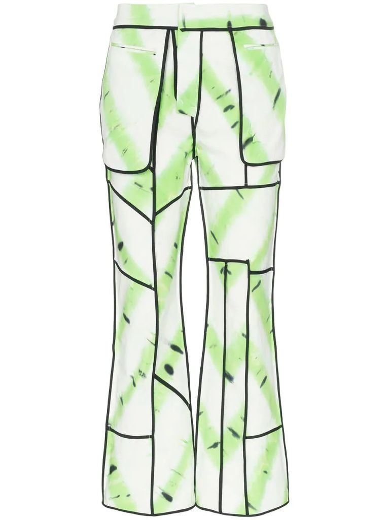 Jungle patchwork trousers