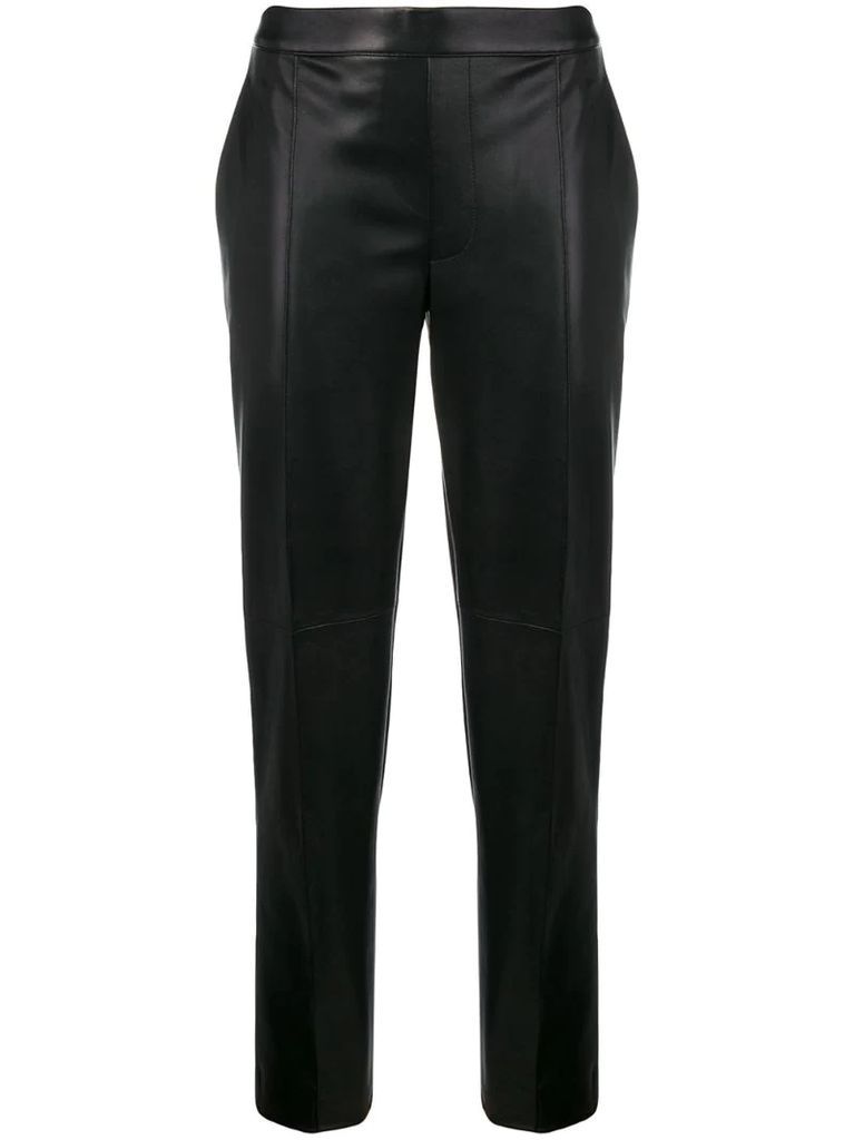 ankle grazer trousers
