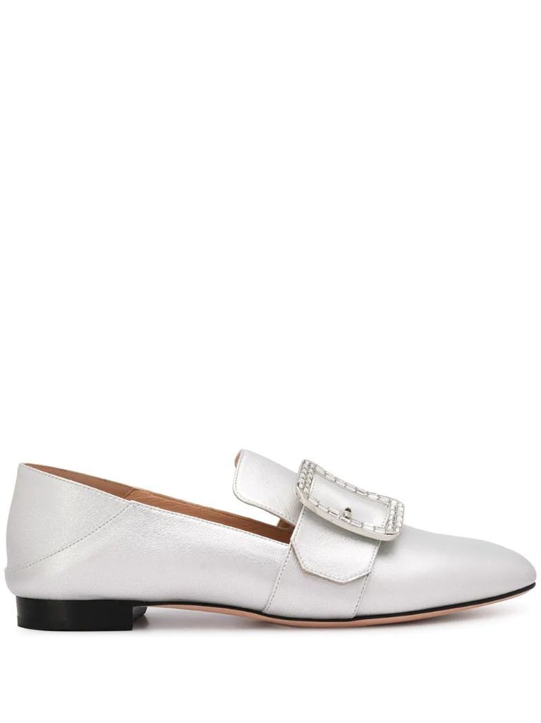 Janelle metallic loafers