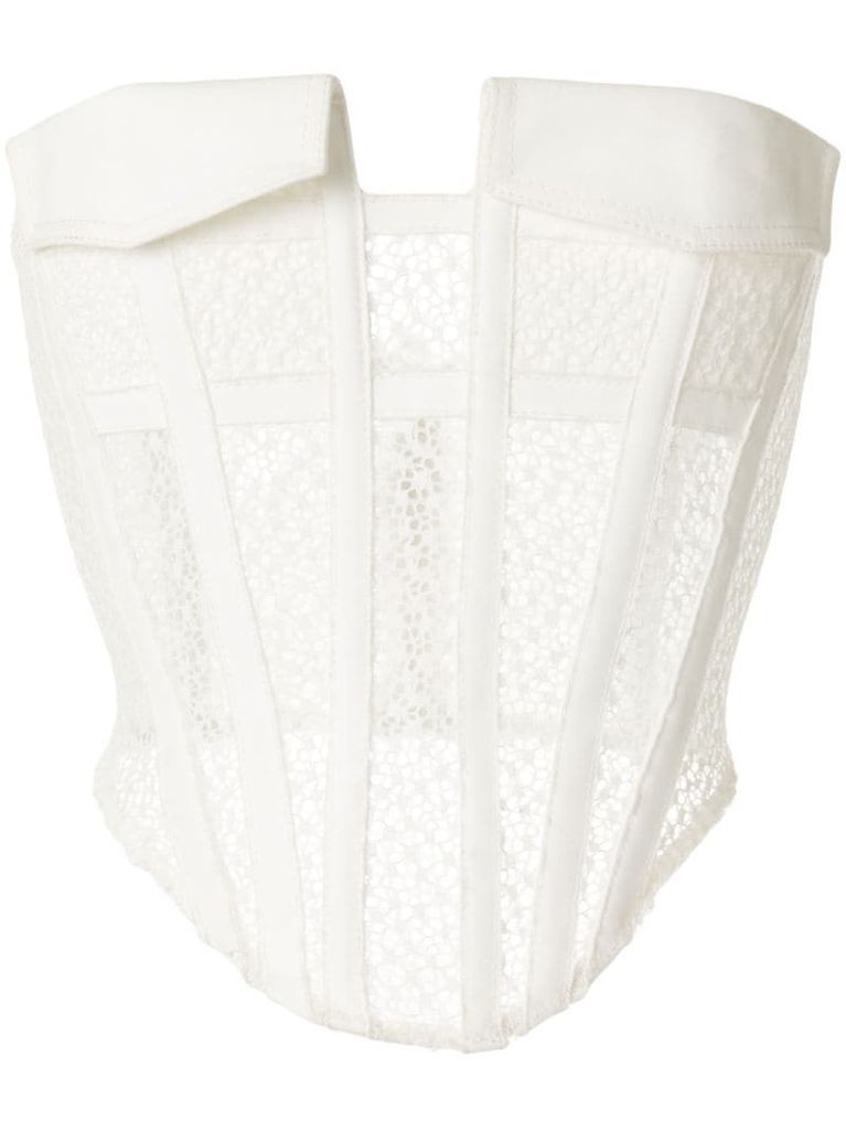 lace pocket corset