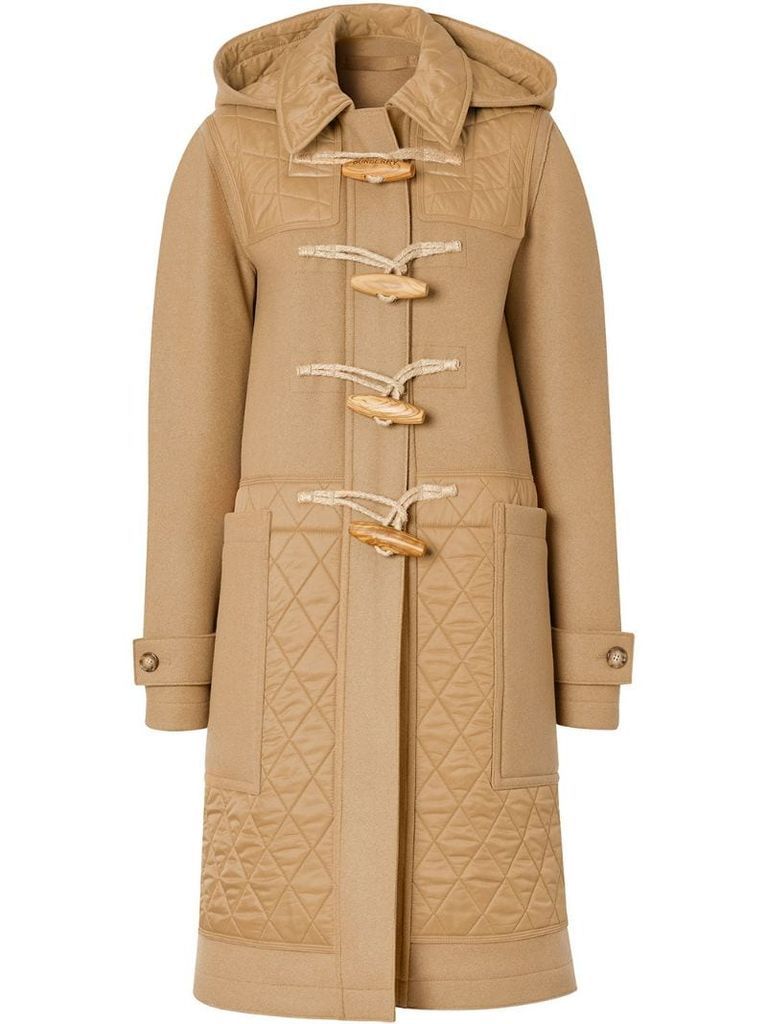 quilted duffle coat